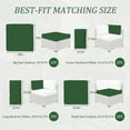 thumbnail image 2 of Kimunuk 9 Pcs Outdoor Patio Replacement Cushions,Waterproof Cushions for 4-Seat Outdoor Sectional Sofa Couch, Green, 2 of 6