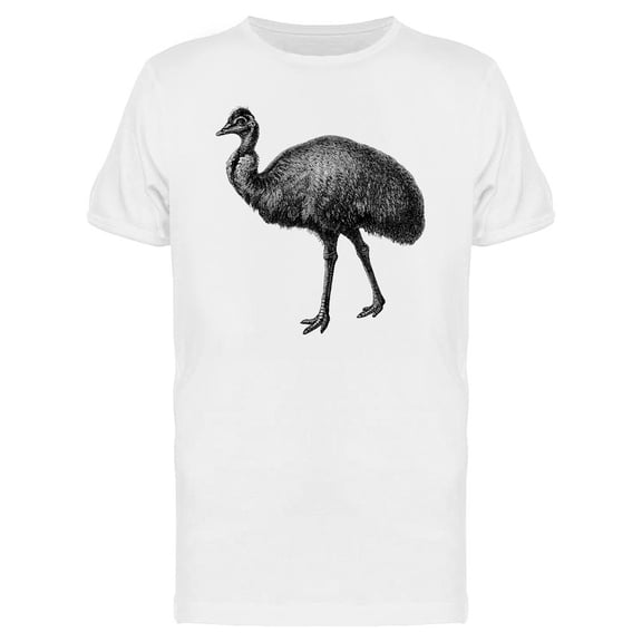 Emu Vintage Design T-Shirt Men -Image by Shutterstock, Male XX-Large