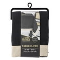 thumbnail image 5 of Thyme & Table Rectangle Tablecloth 102", Black & Gold, 5 of 5