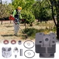 thumbnail image 4 of Kit De Cilindro, Kit De Pistón De Cilindro 4134 020 1214 Altamente Compatible Para Exteriores Para STIHL FT250 HT250 FS250 FS250R FS202 FS120 FS200 Para Jardín ANGGREK Cylinder Piston Set, 4 of 8