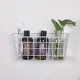 thumbnail image 4 of Wire Baskets,Wall Hanging Wire Basket,Wall Storage and Display Basket for Cabinet and Pantry Organization and Kitchen,Bathroom,Bedroom Storage 23x10x8cm White, 4 of 10