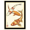 thumbnail image 2 of Zarris, Chariklia 15x18 White Modern Wood Framed Museum Art Print Titled - Koi Fish I, 2 of 4