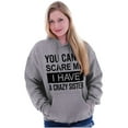 thumbnail image 3 of Cant Scare Me I Have A Crazy Sister Hoodie Sweatshirt Women Men Brisco Brands S, 3 of 6