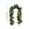 thumbnail image 3 of Artificial Pine & Cypress Christmas Garland - 9 FT Long Unlit Mixed Greenery Garland, Indoor & Outdoor Christmas Decoration, Thick Xmas Garland for Mantel, Stairs, & Doorway, 3 of 8