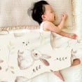 thumbnail image 4 of Bunny Blanket for Girls Blanket Rabbits Flannel Fleece Throw Blanket for Living Room Bedroom Sofa Couch Warm Soft Bed for Kids Adults 27.56"x39.37", 4 of 6