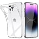 thumbnail image 1 of Funda de teléfono transparente para iPhone 11 12 13 14 Pro Max, funda de silicona suave de TPU para iPhone X XS Max XR 8 7 6 Plus, funda trasera transparente Dengxun unisex, 1 of 1