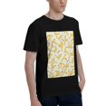thumbnail image 2 of Bingfone Banana Men'S Loose Fit Short-Sleeve Pocket T-Shirt, 2 of 7