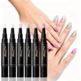 thumbnail image 2 of SDOHIG Water Nail Polish Pen Set,6 Colors Iridescent High-Shine Nail Art Pens,Air Dry No UV/LED Lamp Needed,Quick-Drying & Glossy Metallic Finish,DIY Nail Art Kit for Teens&Beginners,5ml Each Style B, 2 of 8