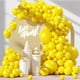 thumbnail image 1 of Kit de arco con forma de globo Awenztech, 120 unidades, látex amarillo con cinta, 1 of 7
