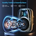 thumbnail image 4 of Costway Dual 10'' Protable 1600W Powered Speaker w/  Mic Speaker Stands Control, 4 of 7