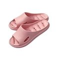 thumbnail image 3 of Fangasis Unisex Slide Sandals Quick Dry Flat Sandal Comfort Slides Pool Lightweight Shower Slippers Pink 1.5Y-2.5Y, 3 of 5