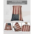 thumbnail image 6 of 4th of July Body Pillow Case Cover - Microfiber Bed Throw Pillow Covers, Independence Day Farmhouse American Flag Decorative Lumbar Pillow Cover with Envelope Closure for Sofa/Travel 20"x54", 6 of 6