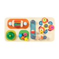 thumbnail image 1 of Tablero Busy Board Sensorial de Madera Juguete Educativo Coordinación Manual Puzzle Multifunción Decorativo Adecuado para Bebés Enseñanza, 1 of 9