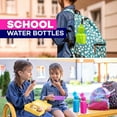 thumbnail image 4 of 4E's Novelty Reusable Water Bottle for Kids & Adults, BPA-Free, Leakproof, Ideal for School & Sports, 18oz, 12 Pack Squeeze Reusable Plastic, Party Favor Gift Giveaways,, 4 of 9
