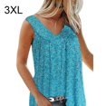 thumbnail image 1 of Guardurnaity Tanktop Sin Mangas Estampado Camiseta Sin Mangas Cuello Cuello Mujer Verano Mujer Chaleco Verano Prendas para la parte del cuerpo azul 3XL Guardurnaity AP002122-06, 1 of 6