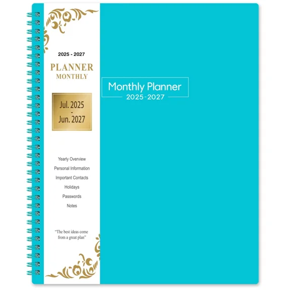 Monthly Planner 2025-2027 - 2025-2027 Planner From July 2025 To June 2