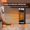 thumbnail image 2 of VEVOR Electric Space Heater with Thermostat Remote, 2 of 9