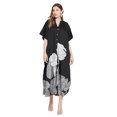 thumbnail image 1 of Oussum Robe Kaftan Longue Maxi à Boutons Imprimée pour Femme Grande Taille, 1 of 7