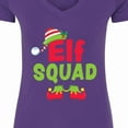 thumbnail image 4 of Inktastic Christmas Elf Squad Women's V-Neck T-Shirt, 4 of 5