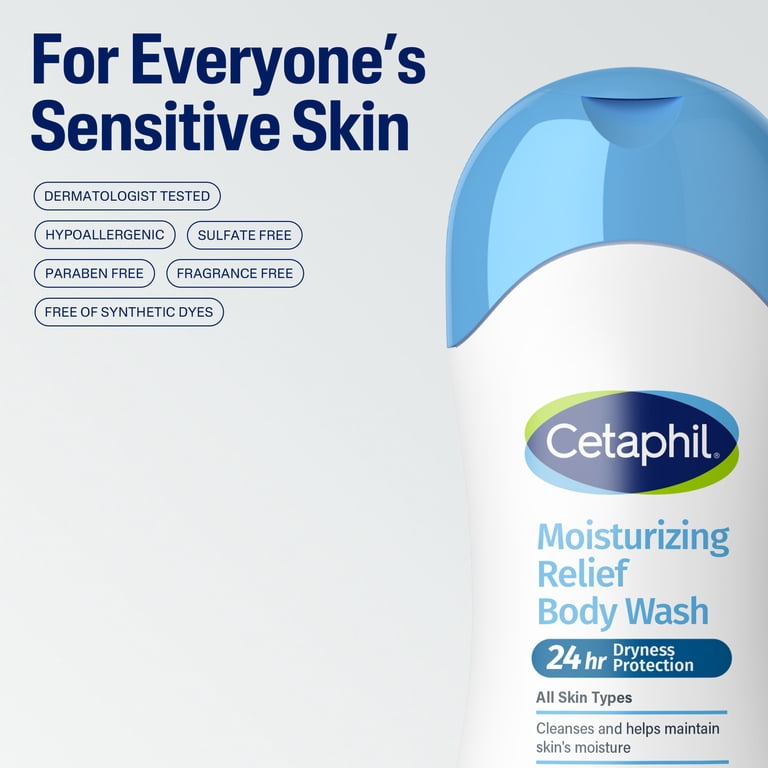 Cetaphil Moisturizing Relief Body Wash, Sensitive Skin photo 5
