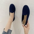 thumbnail image 6 of HAOTAGS Walking Tennis Shoes for Women Lightweight Slip on Flats Blue Size 7, 6 of 9
