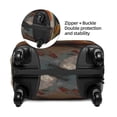 thumbnail image 4 of Lsque Valley Meditating Guinea Pig Printed Luggage Cover, Travel Luggage Protector,Scratch and Dirt Resistant, Fits 18-32 Inch Luggage - Medium, 4 of 9