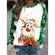thumbnail image 3 of Suéter unisex de cuello redondo de gran oferta 2024, suéter con estampado 3D de estilo navideño, 3 of 5