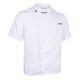 thumbnail image 1 of Sólido Chef Chaqueta Abrigo Hotel Camarero Uniforme Manga Corta Blanca l Yuyangstore Chaqueta de chef uniforme para hombres, 1 of 8