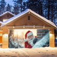 thumbnail image 5 of Riforla Holiday Cheer Garage Festive Christmas Banner with Bright Colors Festive Design Perfect for Auto Enthusiasts Home Garages Easy Hanging Durable Material Flags Banners Accessories H, 5 of 5