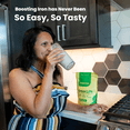 thumbnail image 4 of Smart Eats Iron Lift - Powder Iron Supplement - 15mg Gentle Iron, 10g Protein - Vitamins for Absorption - Prebiotic Fiber - Support Energy, Hair & Gut - Whey Protein - Vanilla Flavor - 15 Scoops, 4 of 7