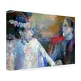 thumbnail image 4 of Trademark Fine Art Richard Wallich Frankenstein and His Wife Canvas Wall Art - 16x24, 4 of 4