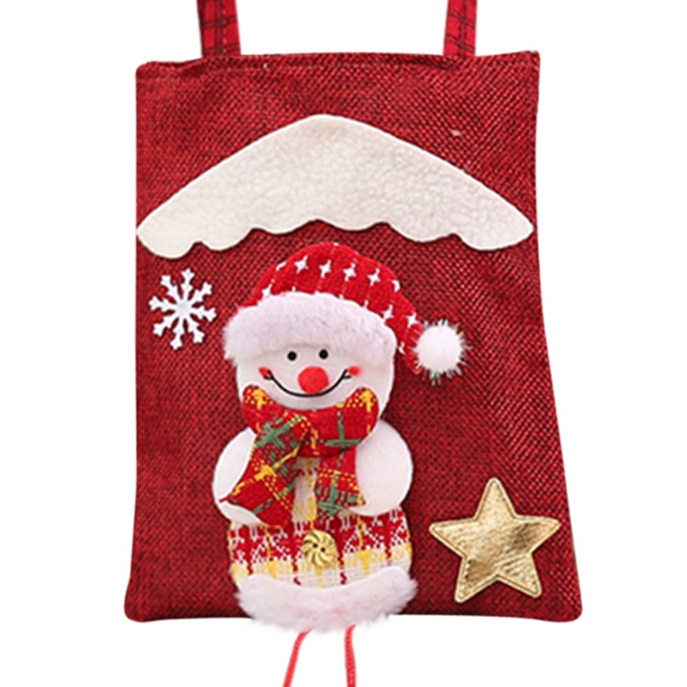 christmas gift bolsas reusable