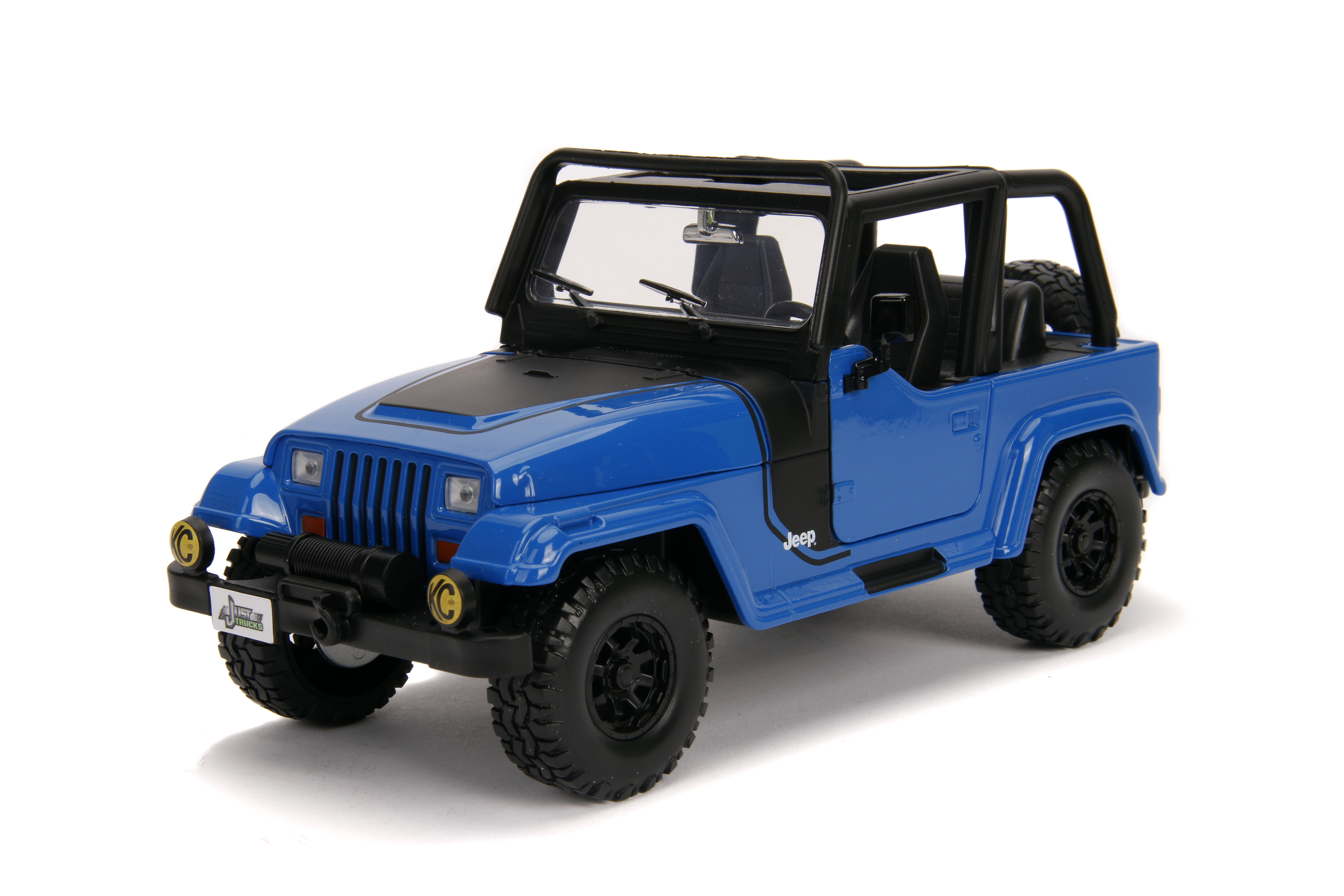 Jadaジェイダ/'92 Jeepジープ Wranglerラングラー 1/24 1992 Jeep Wrangler Dark Blue with Extra Wheels \Just Trucks