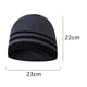 thumbnail image 2 of Gorro de invierno cálido de punto con puños lisos y estilo trineo, 2 of 5
