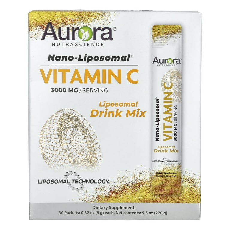 Aurora Nutrascience Nano-Liposomal® Vitamin C, 3,000 mg, 30
