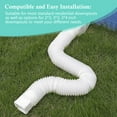 thumbnail image 5 of Amaopus 2 Packs Flexible Gutter Downspout Extensions, Extendable from 21" to 60", Downspout Extender Comes with Adapters, Thickened Down spout Drain Extension for Rainwater Drainage, 5 of 7