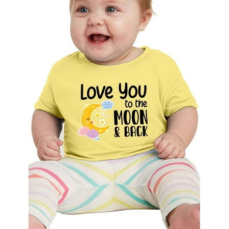 

Love You To The Moon And Back. T-Shirt Infant -Smartprints Designs 12 Months