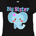 thumbnail image 4 of Inktastic Big Sister elephant Girls Baby Bodysuit, 4 of 5
