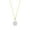 Yellow, variant on St. Maarten Sterling CZ Pendant with Chain