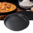 thumbnail image 1 of Premium Non Stick Pizza Pan Set 2Pcs Durable Deep Thickness Carbon Steel Baking Pan for Kitchen and Bakery, 1 of 8