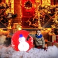 thumbnail image 2 of Pisexur Christmas Decorations Lighted PVC Inflatable Christmas Ball That Stands Firmly In The Yard, 24 Inch Large Outdoor Decorative Ball With Lights For Yard And Pool Decoration, Red, 2 of 9