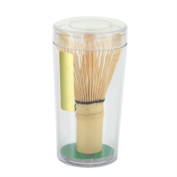Batidor de té de bambú natural Chasen, herramienta para preparar matcha en polvo (54 puntas)