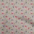 thumbnail image 1 of oneOone Silk Tabby Dusty Rose Fabric Autumn Craft Projects Decor Fabric Printed By The Yard 42 Inch Wide, 1 of 4