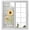 Black, variant on Window Privacy Film You Are My Sunshine Stained Glass Window Film Decorative Sun Block Window Cover Yellow Sunflowers Cute Bees Heart Blue Window Clings Static Sticker for Bathroom 29.5"x118"