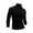 Black, variant on Big & Tall Men's Solid Color Turtleneck Long Sleeve Pullover Tops Pink XL(46)