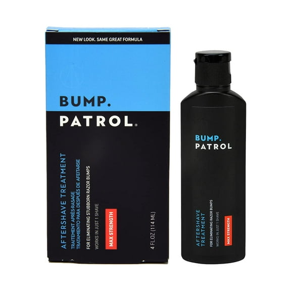 Bump Patrol Maximum Strength Aftershave Formula - After Shave Solution Eliminates Razor Bumps and Ingrown Hairs - 2 Ounces 2 Pack