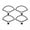 Noir, variante sur 4 Pcs Protège-Accessoires à Dégagement Rapide Protège-Hélices pour Mavic Mini 2