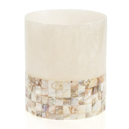 Milano Bathroom Trash Can 8 X 8 X 9 25 Decorative Wastebasket