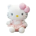 thumbnail image 2 of Peluche de gatito Hello Kitty, muñeco de peluche de dibujos animados, ideal para festivales de niñas, cumpleaños, fiestas y regalos de Año Nuevo., 2 of 9