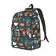 thumbnail image 1 of Easygdp Coffee Lover Print Mochila de Lona Resistente para Laptop, Compatible con Laptops de 15 a 17 pulgadas, Ideal para Escuela, Trabajo y Viajes-Medium, 1 of 5
